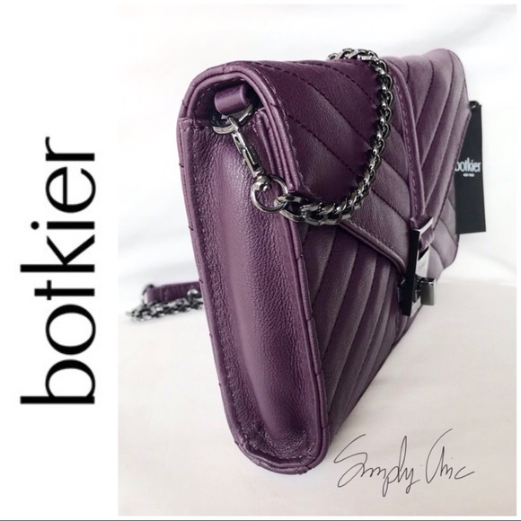 NWT Botkier genuine leather clutch shoulder bag - Picture 4 of 6